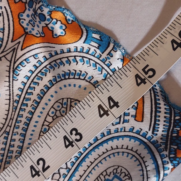 Women's India Boutique Scarf Sundress With Open Back Size Free EUC - Picture 7 of 15